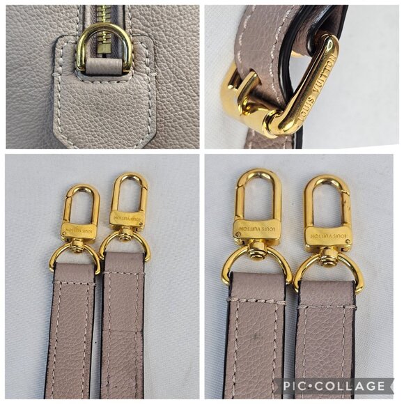LOUIS VUITTON Speedy 30 NM Empreinte Leather Lilac Bag LV Monogram Shoulder - Picture 9 of 16